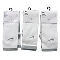 Nike Men's White and Grey Socks