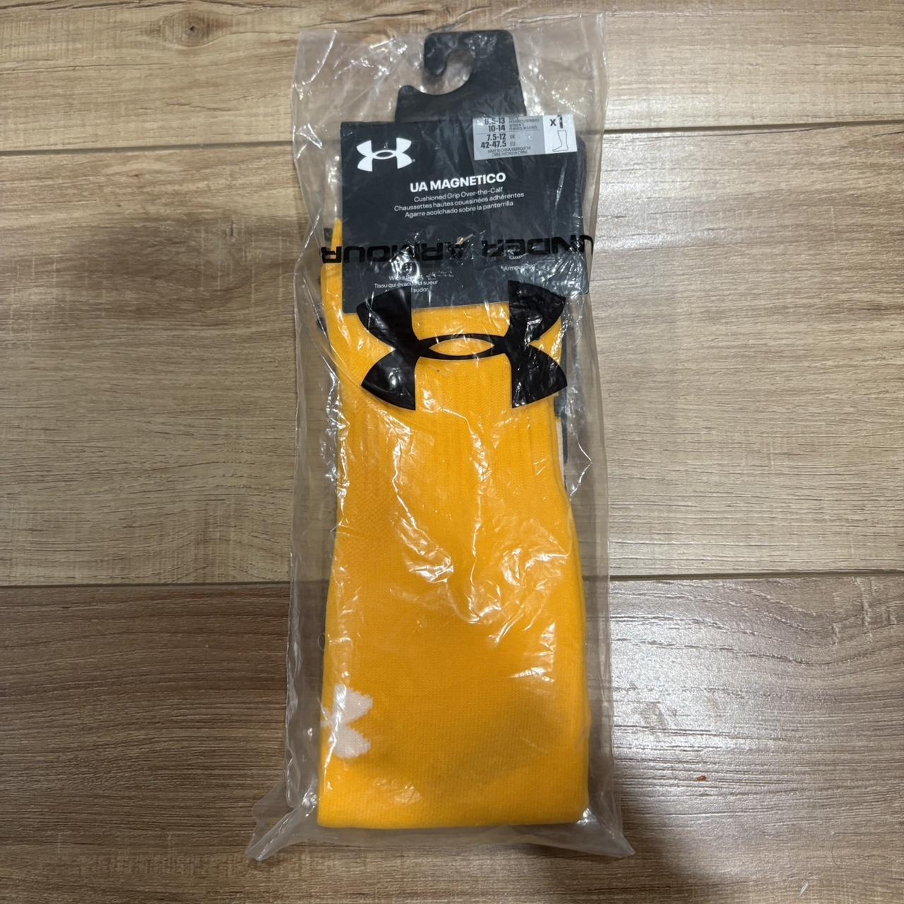 Under Armour Men's Orange and Yellow Socks