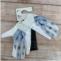 Nike White and Blue Gloves